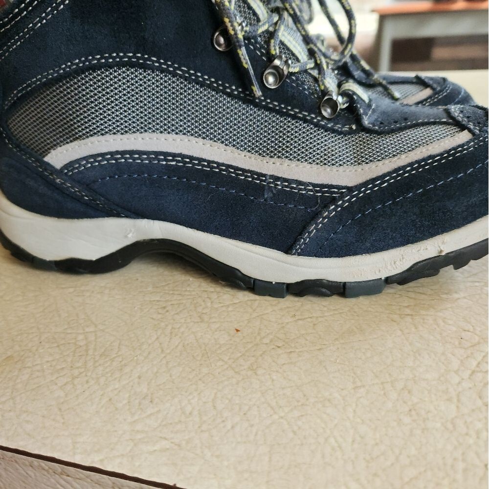 L.L. Bean Tek 2.5 blue gray yellow boots. Size 8M - Picture 5 of 5